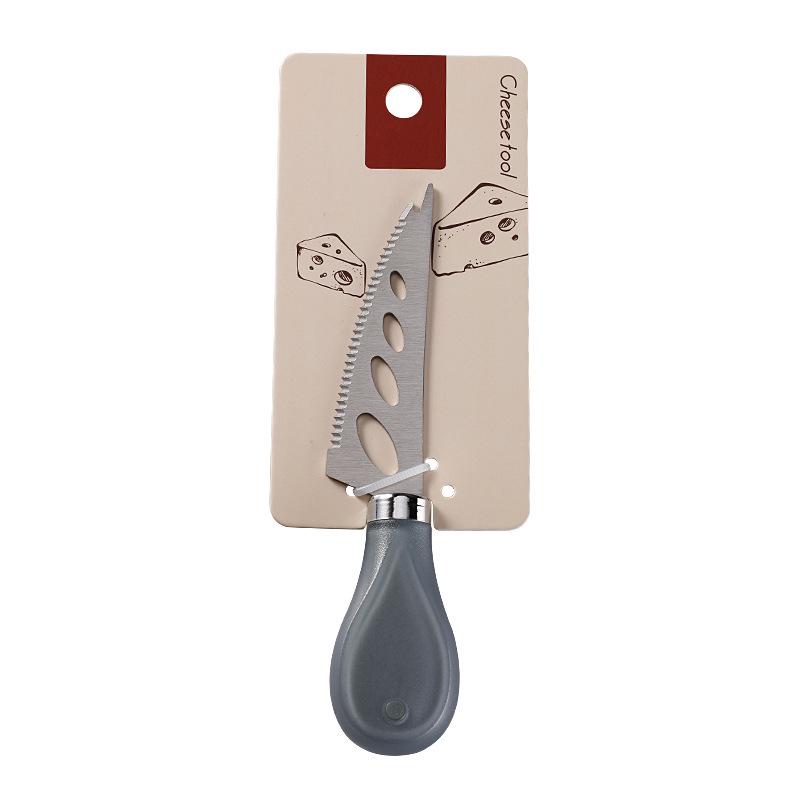 Käsemesser & Gabel Set aus Edelstahl mit Marmeladen-Butterspachtel - 3-teiliges Set