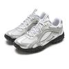 Fila PEBBLE Cushioning Slip Resistant Low Top Casual Shoes Women's Silver Gray/White F12W432106FSW