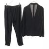 LOVELESS marynarka krawiecka Zestaw 2 czarne spodnie jogger z tkaniny Terry Męskie Używane