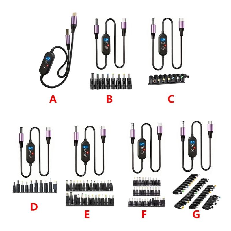 Fast Speed 140W Type C Male To DC5525 5521 Power Supply Cord For Efficient Charging Of Various Devices