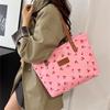 Sweet Cherry Print Shoulder Bag Large Capacity Trendy Women'S Handbag Tote Underarm Bag  Travel Storage Bag Birthday Gift