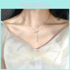 High-grade Alloy Sweater Chain With Trendy Bow And Tassel Design Perfect Birthday Gift For Her