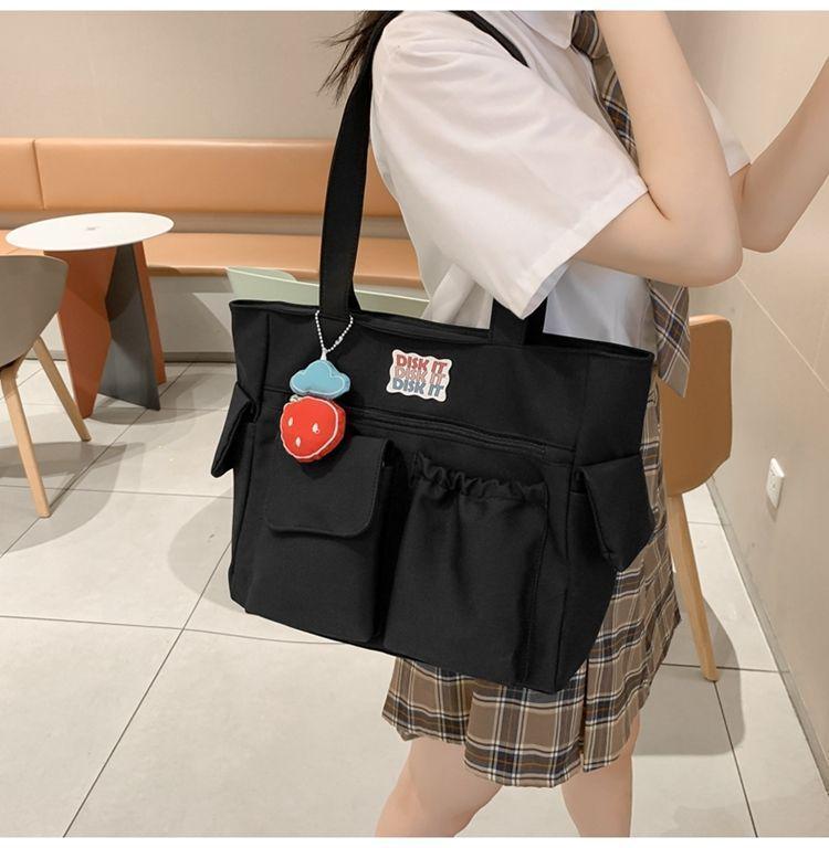 Fashionable Lightweight Mom and Baby Tote Bag with Multi-Compartment Design