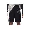 Jordan Sneaker School Letter And Number Print Pattern Lace-Up Shorts Kids Shorts Black 95D035-023