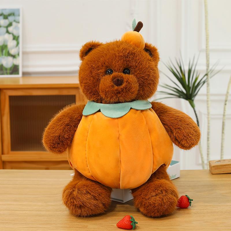 New Cute Coconut Baby Elephant Fruit Transformed Into Doll Plush Baby Bear Comforting Toy Sitting Doll