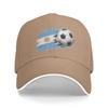 Argentina Soccer Ball Argentina Flag Baseball Cap  Casual Trucker Hat Summer FeUnisex Unisex Outdoor Sport Baseball Caps