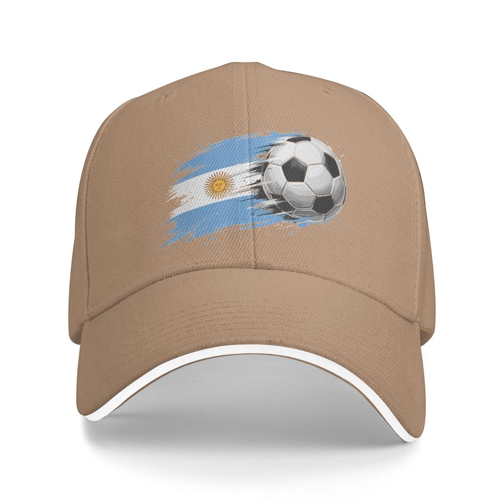 Argentina Soccer Ball Argentina Flag Baseball Cap Casual Trucker Hat Summer FeUnisex Unisex Outdoor Sport Baseball Caps