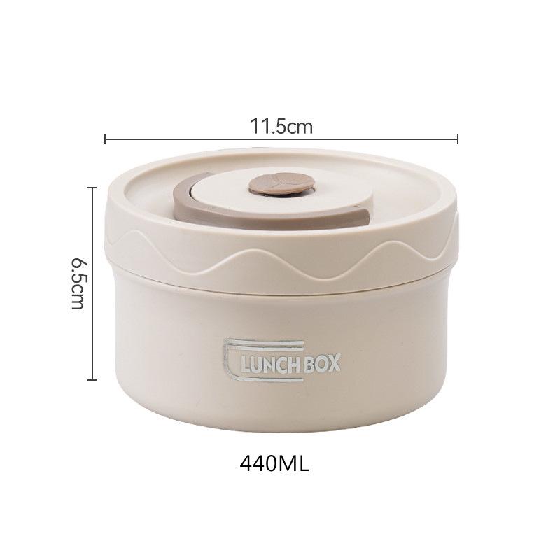 304 Stainless Steel Double-Layer Insulated Lunch Box with Portable Bag and Container