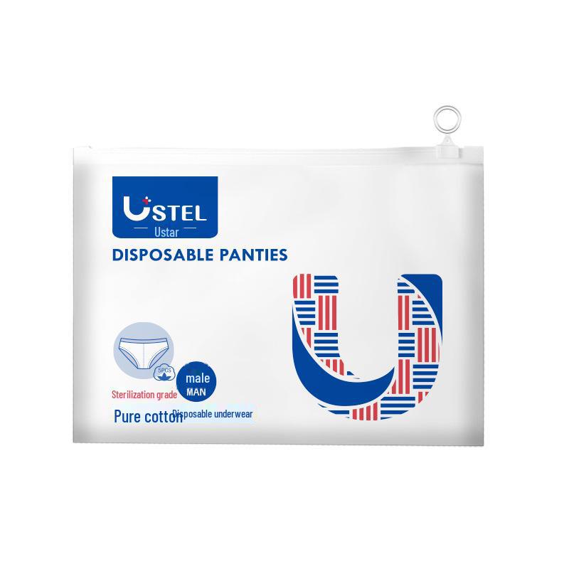 

Одноразовое нижнее белье USTEL из чистого хлопка для путешествий, послеродового периода, для беременных женщин, отелей и повседневного использования 2XL (65-75kg)