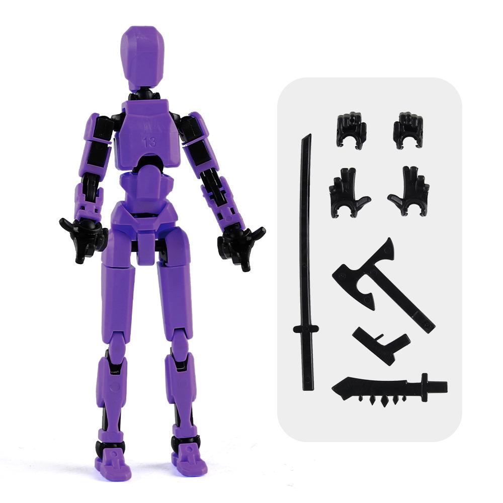 3D Multi-Jointed Movable Shapeshift Robot Creative Printed Mannequin Dummy Action Model Doll Toys Kid Decora For Girl Boys Gifts