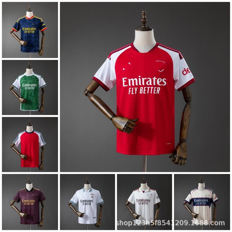 26/27 Premier League Arsenal Football Jersey Short Sleeve Team Sports Training Shirt Men Women