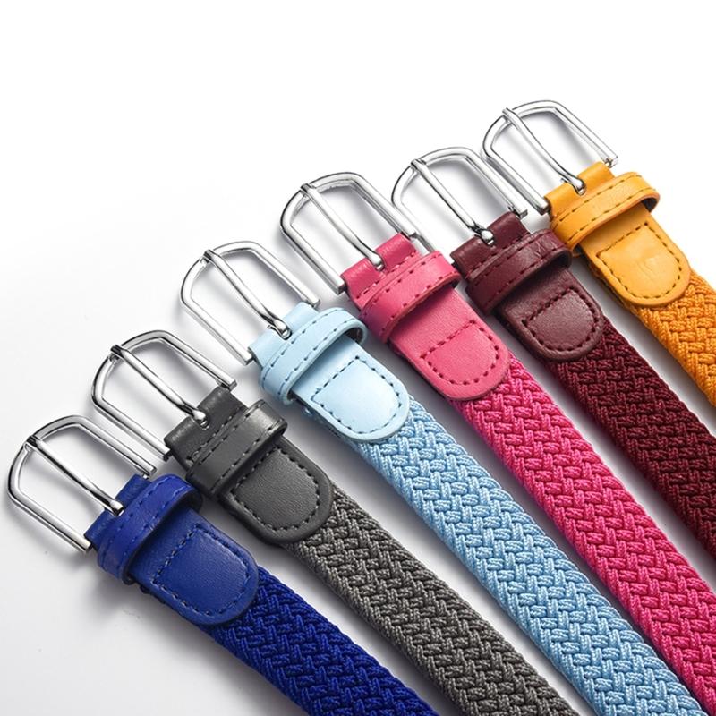 Stretchable Woven Nylon Belt Adjustable Waist Sizing Comfortable Wear Girdle Unisex Design Waistband Clothing Accessory