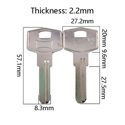 Hi-Rel KA-1 Door Lock House Key Blanks Llaves En Blanco Para Hacer Copias Copper Empty Clean Copy for Home 5/10/50/100 Pcs