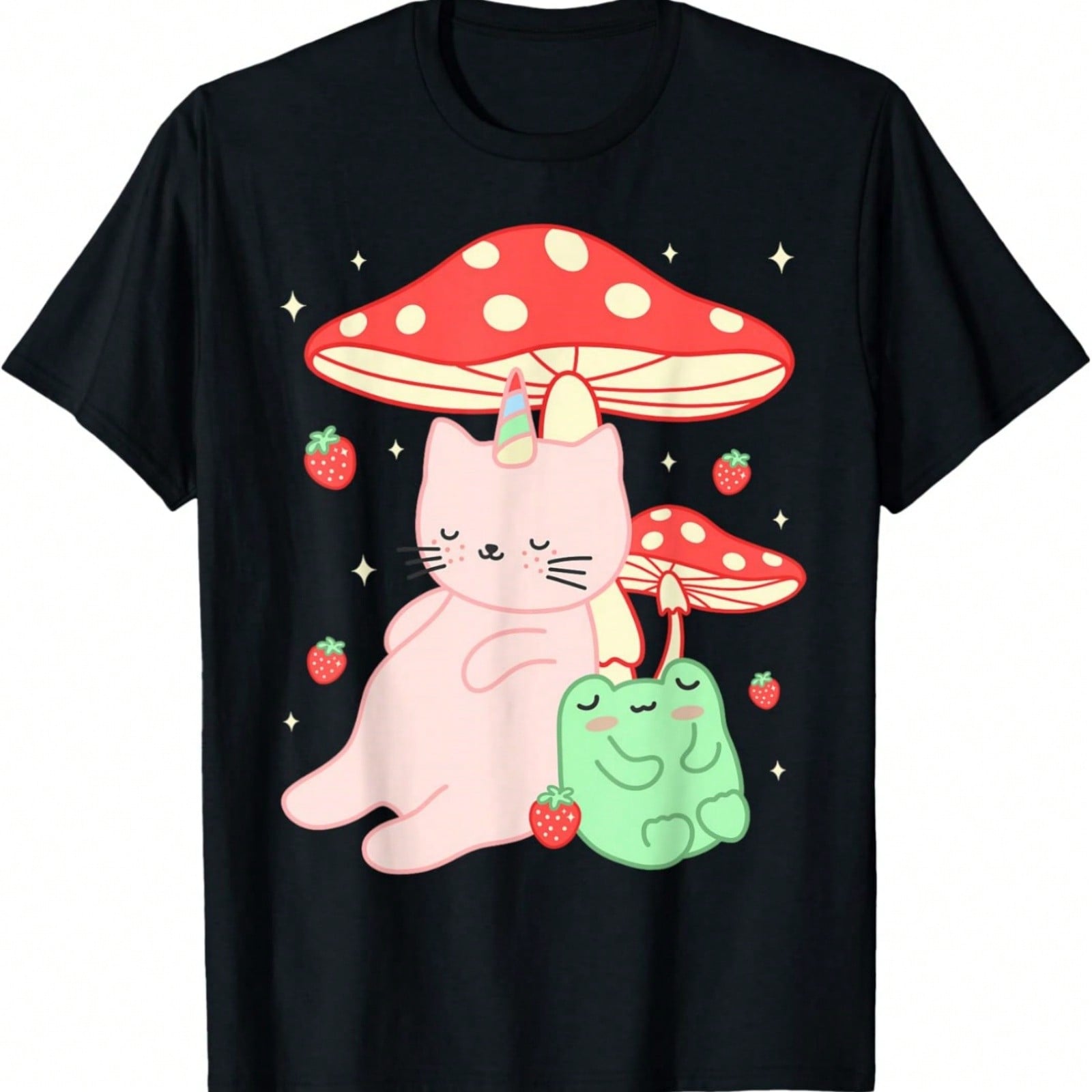 Kawaii Dog Enjoying Ra Noodles T-Shirt S разноцветный