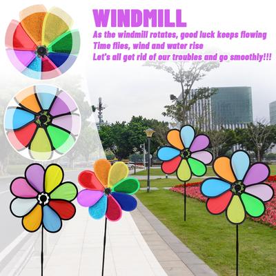 Ανακλαστικοί Ανεμόμυλοι Λαμπεροί Ανεμοδείκτες Πολύχρωμος Ανεμόμυλος Για Διακόσμηση Κήπου Συσκευές Απώθησης Πουλιών Αποτρεπτικός Για Να Απομακρύνει Τα Πουλιά