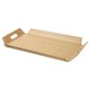 HILLHAJM Rectangular Bamboo Serving Tray