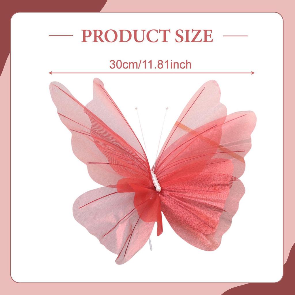 Artificial Butterfly Decoration Gift Crafts Party Beautiful Unique Creative Marriage Decor DIY Props for Wedding Indoor Birthday