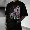 One Piece Anime Luffy Gear5 Aufdruck T-Shirt Unisex Unisex Baumwolle Kurzarm Sommer Y2k Grafik-T-Shirt Lässige Streetwear Übergroße Oberteile