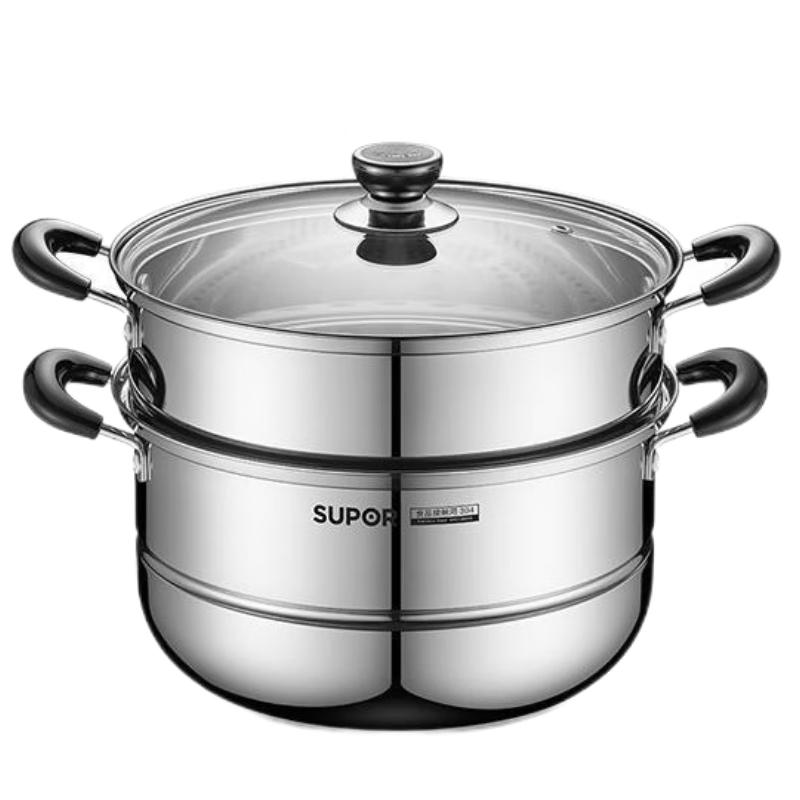 

Supor 26cm 304 Stainless Steel 2-Layer Steamer
