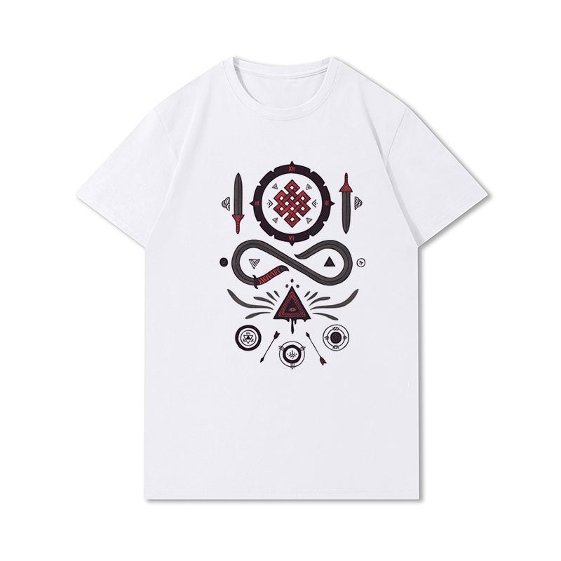 Letní grafika Pánská trička Anime Pánská trička Harajuku Topy Vintage Krátké rukávy Unisex košile nadměrné velikosti