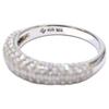 PonteVecchio K18WG 0.83ct Diamond 3-row Half Eternity Ring ring White goldUsed