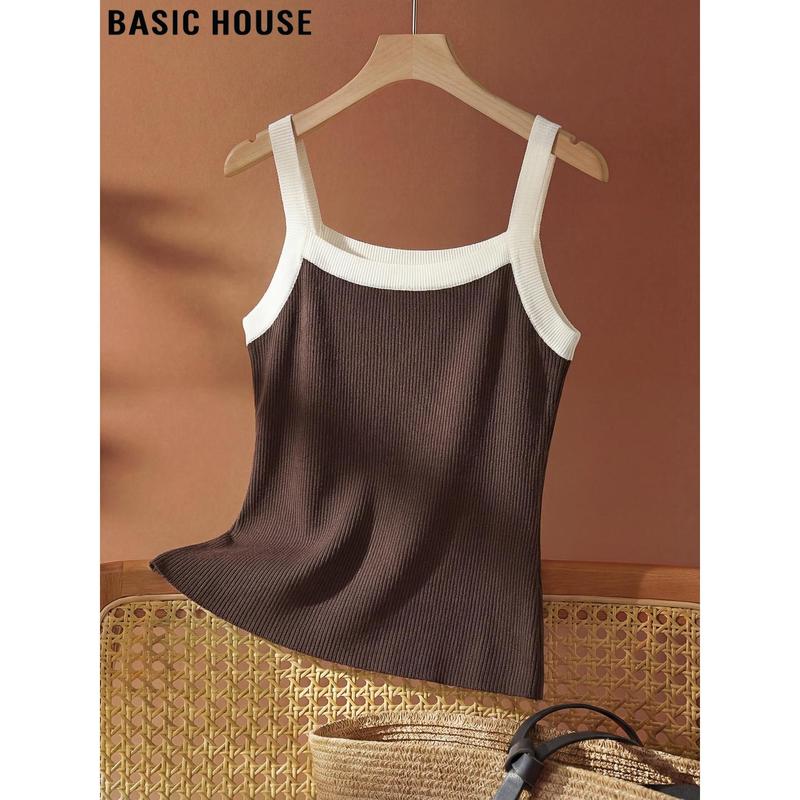 Basic House Wool Blend Sleeveless Camisole Top M
