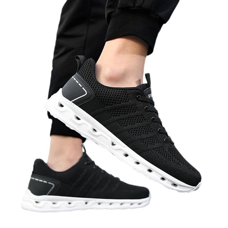 Mode Leichte Lässige Und Modische Herrenschuhe Fliegendes Mesh Sneakers Herren Outdoor Laufen Sommer Bequem Und Atmungsaktiv