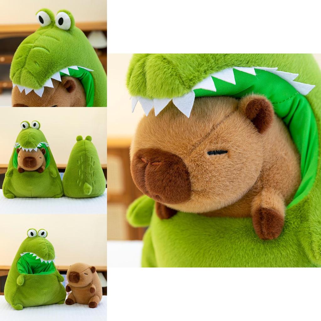 Adorable Cartoon Capybara Plush Toy Water Capybara Stuffed Animal Pillow Gift For Kids
