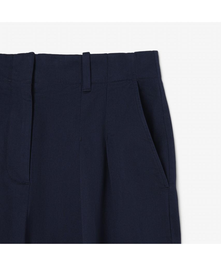 LACOSTE Women'S Wide Fit Chino Tuck Pants Hf2445-55N 166