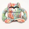 Colorful Monster Plush Toy For Children Emoticon Expression Design 15cm 25cm 35cm
