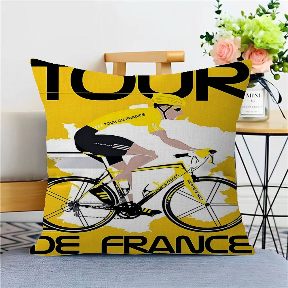 Tour of F-France Cushion Cover Pillowcase Upholstery Sofa Throw Pillow Home Decor Pillowcas