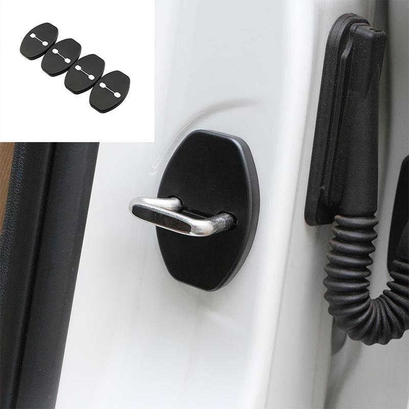 8Pcs Car Door Lock Protective Cover for VW Volkswagen Passat Golf 6 7 8 Jetta Beetle Scirocco Polo Bora Car Styling Accessories
