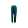 Adidas Fleece Tapered Jogger Pants With Logo Print Men Bottoms Blue FJ4664