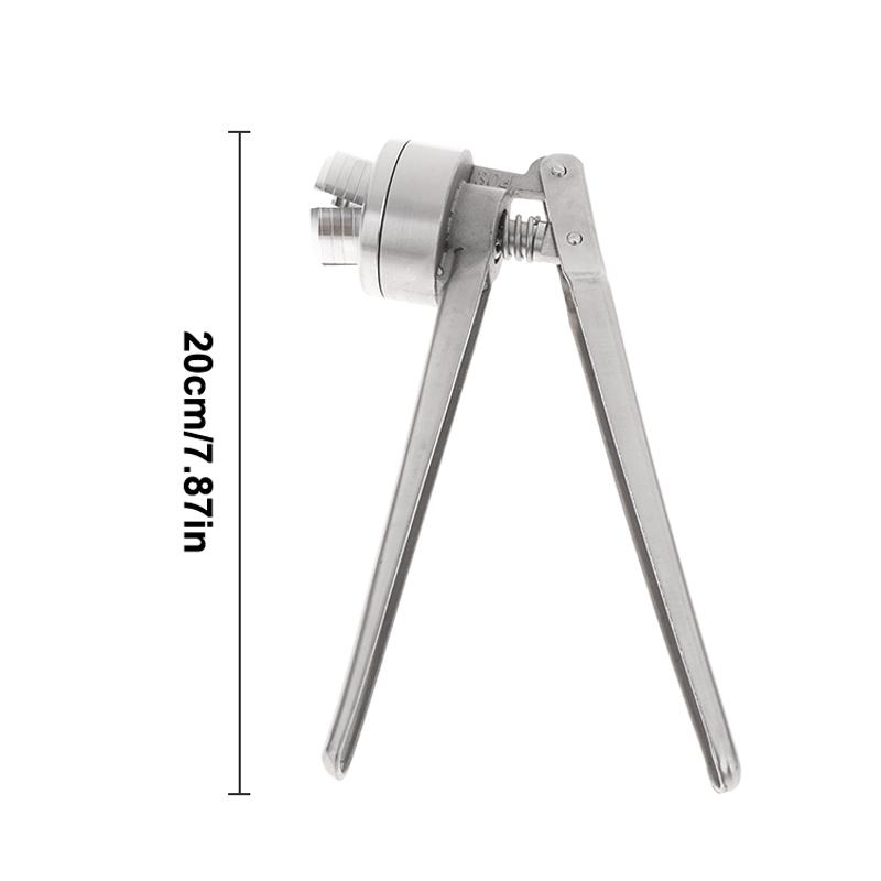 1 Pcs Stainless Steel Manual Crimper Vial Bottle Cap Sealer For 20Mm Aluminum/Plastic Capper Handheld Bottle Sealing Machine