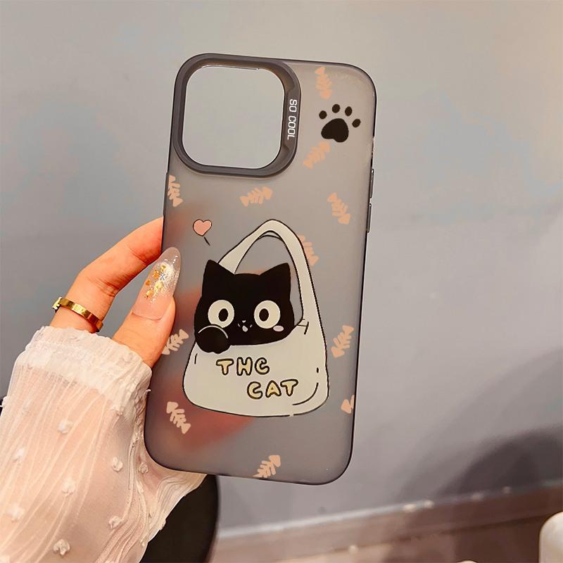 Einkaufstasche Kätzchen für Apple 17 Handyhülle für IPhone16promax Premium 15 Silikon 14 Weich 12 Neu