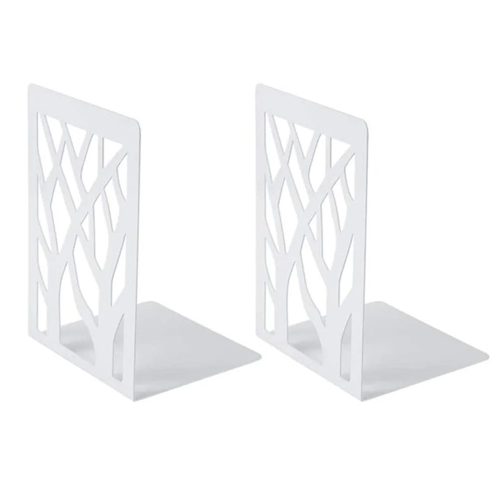 Bookend Decorative Bookshelf Bracket - Metal Black Heavy-Duty Men s Bookend, Good for Studying and Reading, Bookshelf Decoration