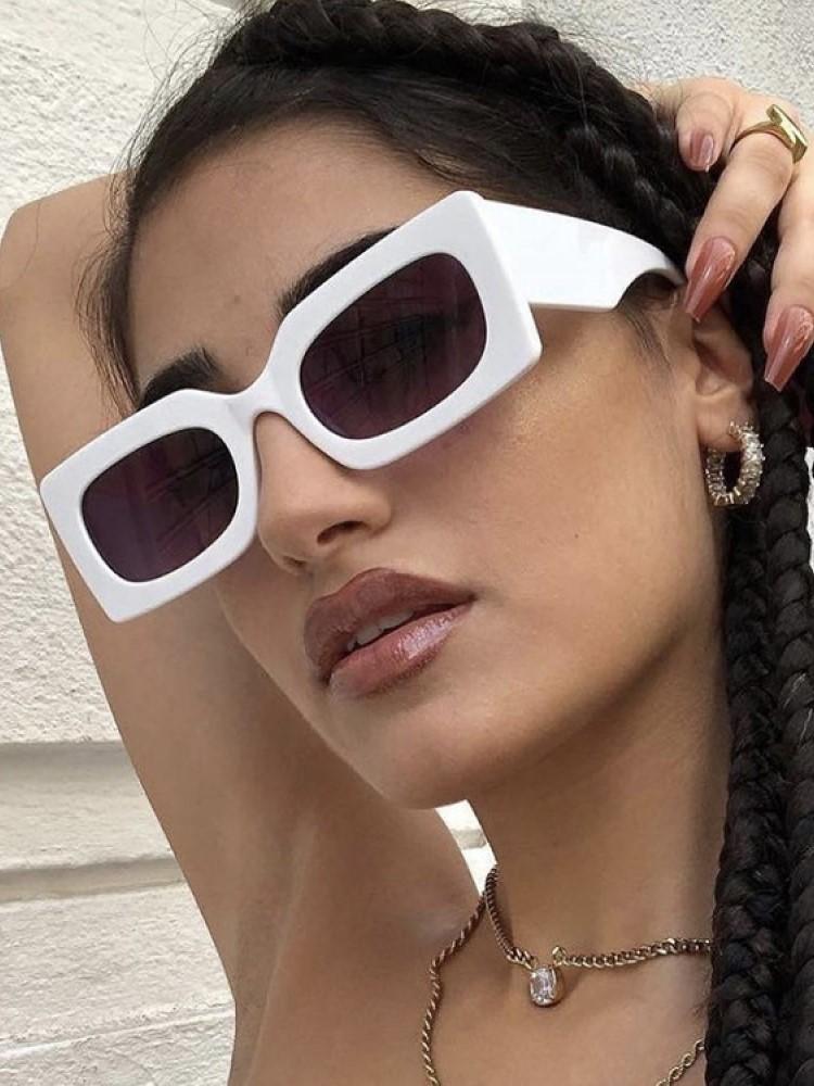 Fashion Vintage Square Sunglasses Women Retro Eyewear Men Oculos De Sol Femininow Classic Design UV Protection