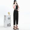 Autumn and Winter New Casual Versatile Harlan Jeans Women's Pear-shaped Figure High Waist and Thin Daddy Denim