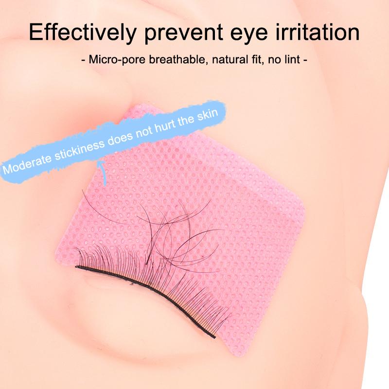 40 Stück Einweg-Baumwoll-Wimpernpflaster-Aufkleber zum Entfernen von Wimpern Lidschatten-Schutz Augenpads Pflaster Wimpernverlängerung Make-up