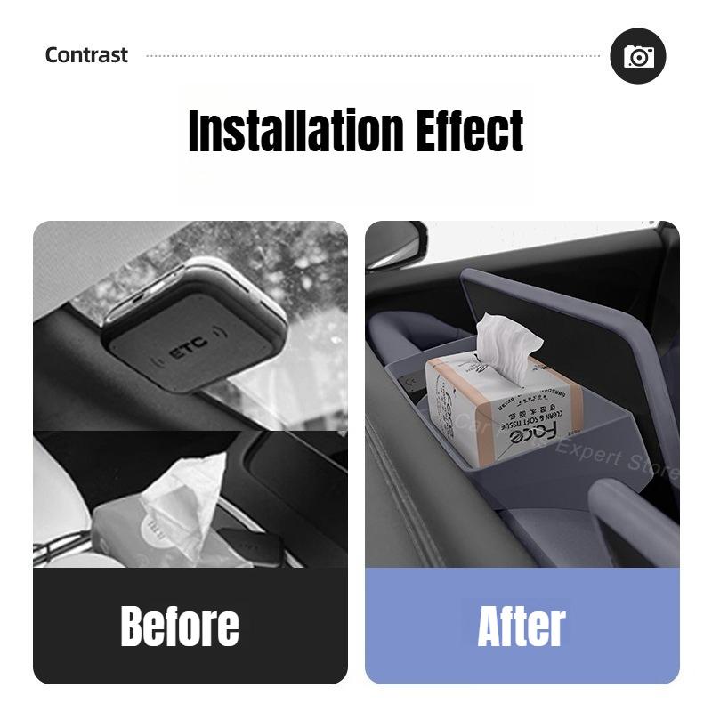 Silicone Dashboard Storage Box Behind Screen for NIO ET5 ET5T 2025 Center Console Stowing Tidying Organizer Interior Accessories