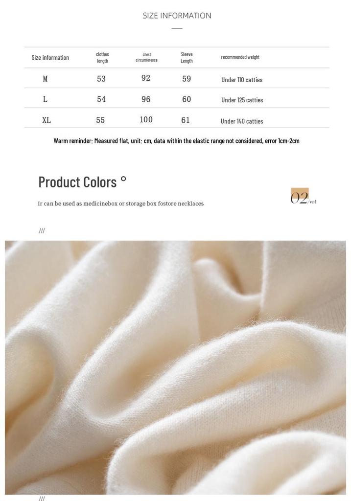 Women's 100% Pure Cashmere Half-Zip Round Neck Sweater - Autumn/Winter Fashion Versatile Knit Base Layer