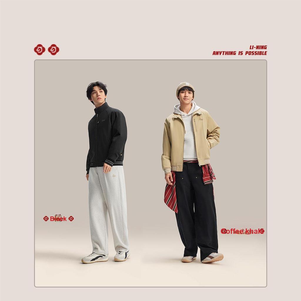 Li-Ning Windproof And Water-Repellent Stand Collar Jacket Men Jackets AJDW027-1