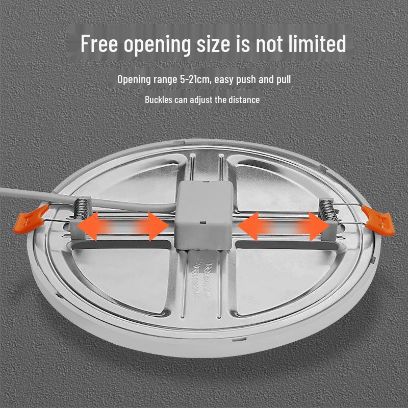Ultra-Thin Adjustable LED Downlight, 6W/8W/15W/20W, Round Recessed 3-inch/4-inch/6-inch