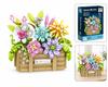Construction Bricks Flowers In a Basket Bouquet 783 Pieces Mini Blocks Decoration
