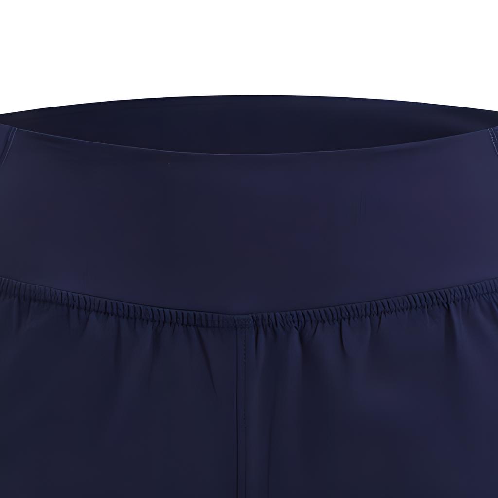 Under Armour Flex Woven Solid Color Two-In-One Loose Mid-Waist Three-Quarter Casual Shorts Women Shorts Dark-Blue 1376936-410