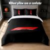 Set Biancheria da Letto Design F1 1 Copripiumino + 2 Federe Morbido Traspirante Biancheria da Letto per la Casa