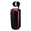 Bluetooth Wired Headset with Ultra-Long Battery, Single Ear, In-Ear Design, Vibration Alert, and Retractable for Business Calls.