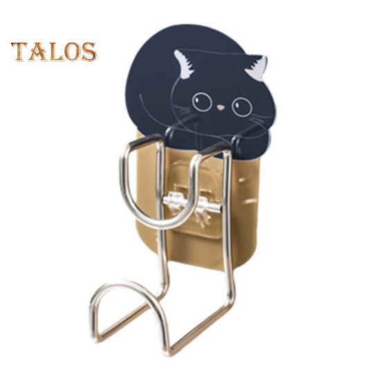 Storage Hook Self-Adhesive Wall Mount Hanging Hook Durable Convenient Basin Rack Organizer Hook for