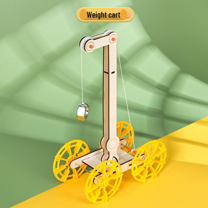 Kinetic Energy DIY Gravity Cart Educational Science Experiment Kit