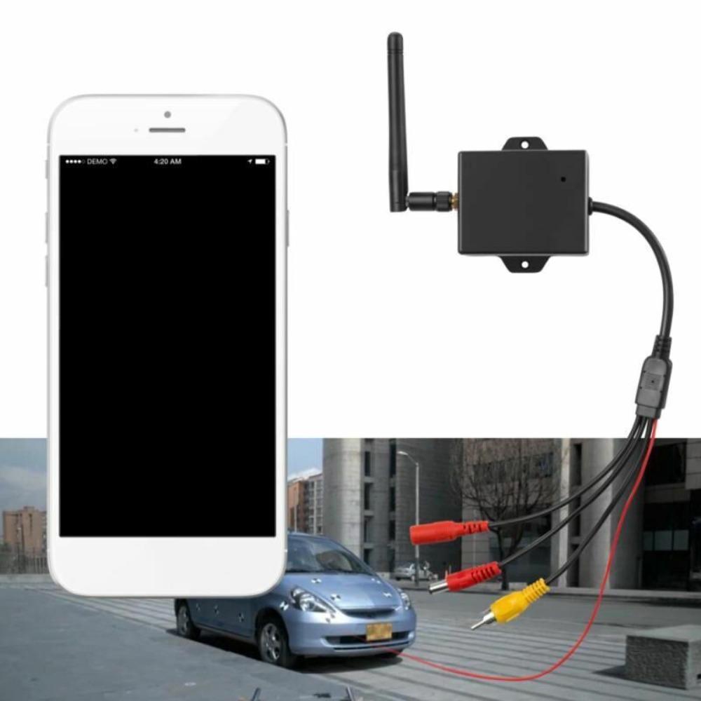 Wifi Drahtloser Video Sender Empfänger Auto Rückfahrkamera AV Video Rückspiegel Kit Wifi Drahtloses Modul